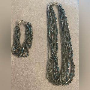 Necklace and bracelet